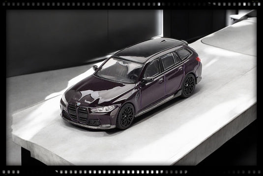Bmw M3 TOURING (G81) PERFORMANCE DAYTONA 2024 Violet (LHD) MINI GT 1:64