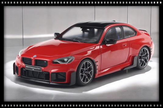 Bmw M2 (G87) PIÈCES DE PERFORMANCE TORONTO ROUGE MÉTALLIQUE 2024 SOLIDO 1:18