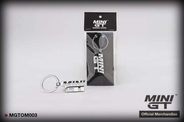 Load image into Gallery viewer, Mini GT Keychain Metal Logo MINI GT 1:64
