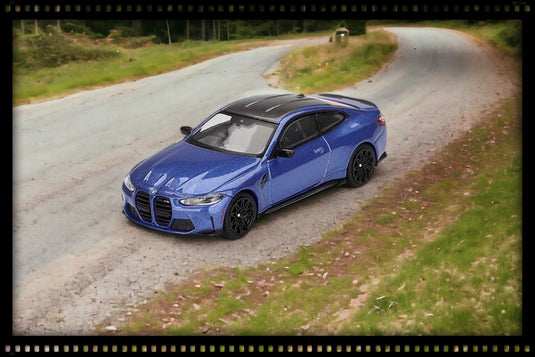 Bmw M4 (G82) COMPETITION PORTIMAO BLEU 2024 (LHD) MINI GT 1:64