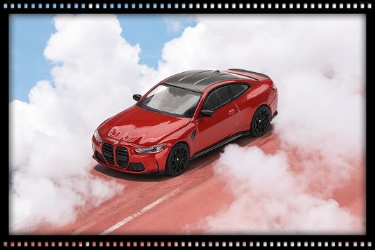 Bmw M4 (G82) COMPETITION SAKHIR ORANGE 2024 (LHD) MINI GT 1:64