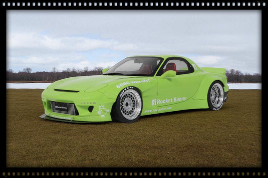 Mazda RX7 (FD3S) ROCKET BUNNY AERO (V1) VERT NACRÉ 2015 OTTOmobile 1:18