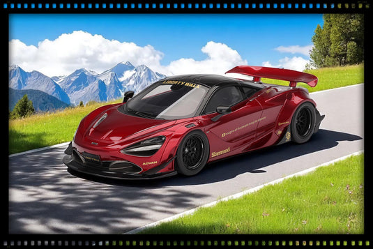McLaren 720S LB-WORKS GEM ROUGE 2024 TOP SPEED 1:18