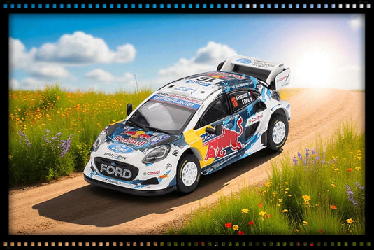 Ford PUMA RALLY 1 #16 M- SPORT FORD WRT RALLY FINLAND 3RD PLACE 2004 (LHD) MINI GT 1:64