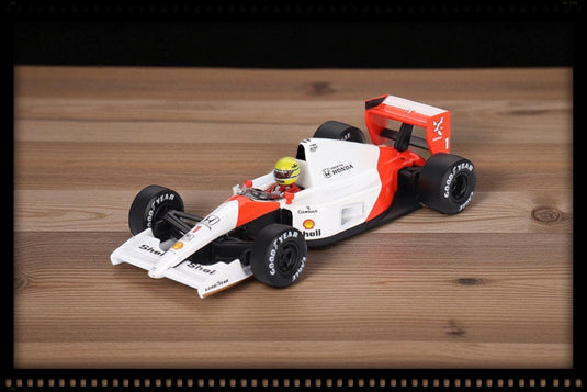 McLaren MP4/6 #1 Ayrton Senna Grand Prix du Japon 1991 2e place (LHD) MINI GT 1:64