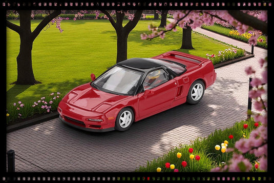 Honda NSX PROTOTYPE MIDSHIP SPORTS AYRTON SENNA MET FIGUUR 1989 (LHD) MINI GT 1:64