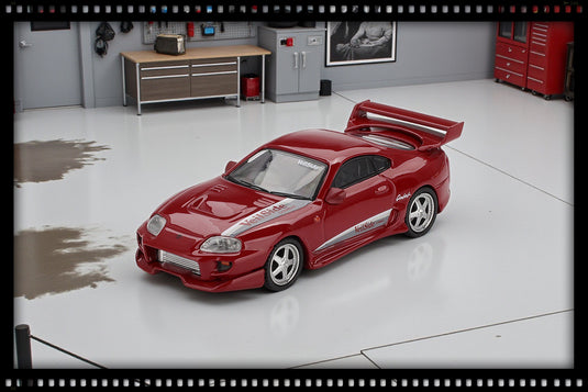 Toyota SUPRA MK4 (A80) VEILSIDE COMBAT V-I ROUGE 1994 (LHD) MINI GT 1:64