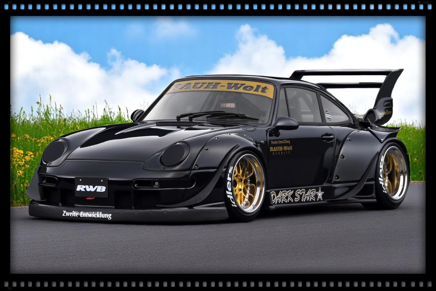Porsche RWB 993 Black IGNITION MODEL 1:18 – Exclusive-Hobbyshop