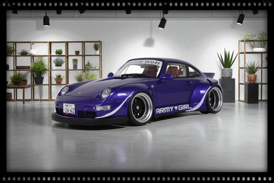 Porsche RWB ARMÉE VIOLET 2015 GT SPIRIT 1:18