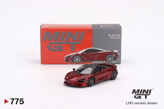 McLaren 750S AMARANTH ROOD 2023 (LHD) MINI GT 1:64