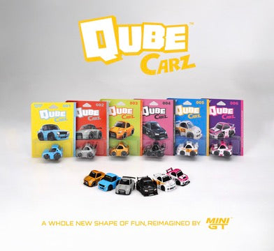 Assortiment 6 pièces QUBE CARZ 2025 VER.1 MINI GT 1:64