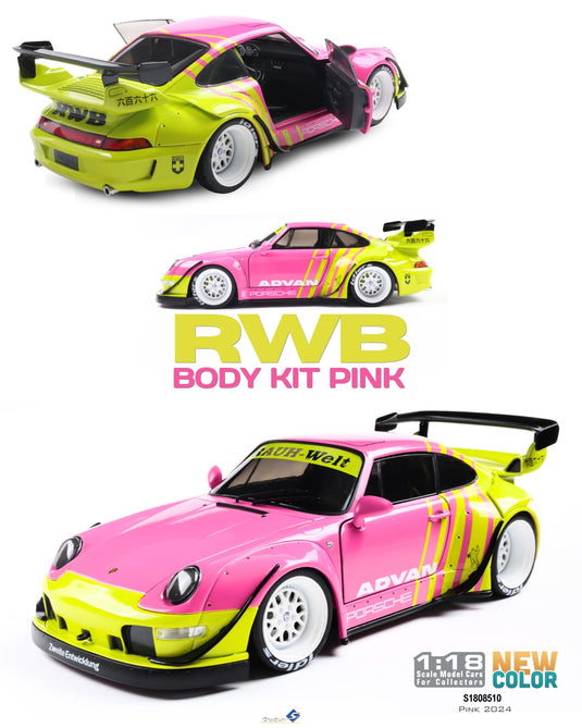 Porsche RWB BODYKIT ROSE 2024 SOLIDO 1:18