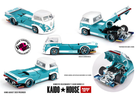 Volkswagen T1 PICKUP KAIDO WORKS V1 1972 MINI GT 1:64