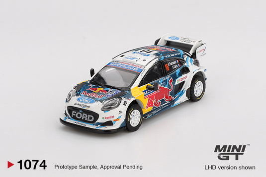 Ford PUMA RALLY 1 #16 M- SPORT FORD WRT RALLY FINLAND 3RD PLACE 2004 (LHD) MINI GT 1:64