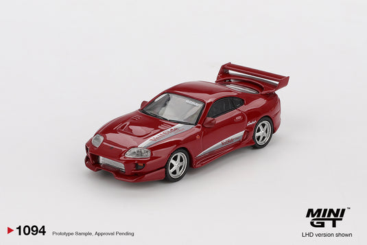 Toyota SUPRA MK4 (A80) VEILSIDE COMBAT V-I ROUGE 1994 (LHD) MINI GT 1:64