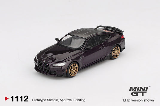 Bmw M4 (G82) PERFORMANCE DAYTONA VIOLET 2021 MINI GT 1:64