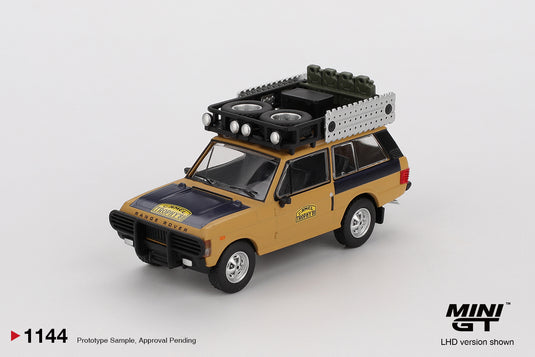 Land Rover RANGE ROVER C.SWOBODA & K.MENTEL VAINQUEURS CAMEL TROPHY SUMATRA 1981 (LHD) MINI GT 1:64