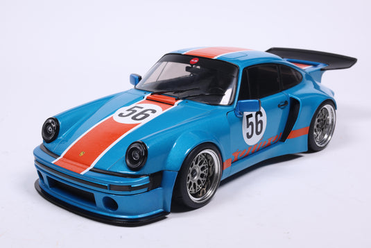 Porsche KS-R BY KHYZYL SALEEM BLEU MÉTALLIQUE RACER 2026 SOLIDO 1:18