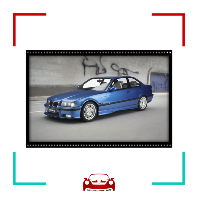 BMW M3 (E36) 3.2L Coupe 1995 Blue GT SPIRIT 1:8