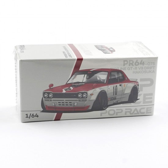 Chargez l'image dans la visionneuse de la galerie, NISSAN SKYLINE GT-R V8 DRIFT (HAKOSUKA) POP RACE 1:64
