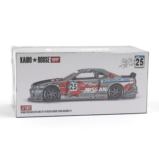NISSAN SKYLINE GT-R (R34) KAIDO STAR RACING V1 1999 MINI GT 1:64