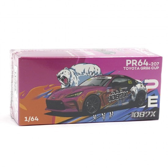 Laad de afbeelding in de Gallery-viewer, TOYOTA GR86 CUP 1087X POP RACE 1:64
