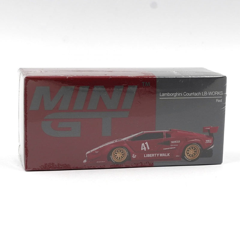 Chargez l'image dans la visionneuse de la galerie, LAMBORGHINI COUNTACH LB- WORKS ROUGE 2025 MINI GT 1:64
