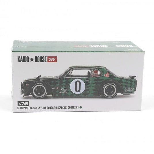 NISSAN SKYLINE GT-R (KPGC10) CORTEZ V1 1969 MINI GT 1:64