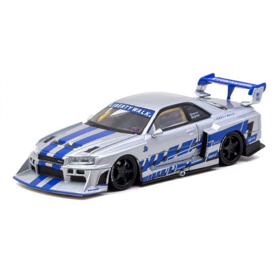 Load image into Gallery viewer, NISSAN SKYLINE GTR (ER34) LB SUPER SILHOUETTE MGMINI SEMA SHOW 2025 TARMAC WORKS 1:64
