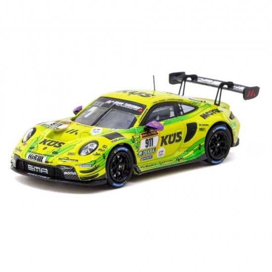 Chargez l'image dans la visionneuse de la galerie, PORSCHE 911 (992) GT3 R #911 LAURENS VANTHOOR NURBURGRING 24H 2024 TARMAC WORKS 1:64
