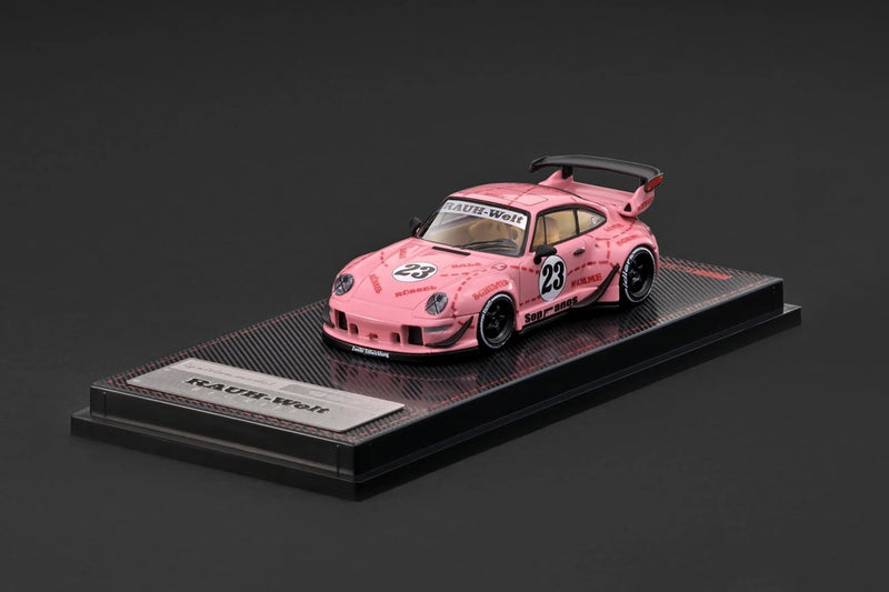 Load image into Gallery viewer, PORSCHE RWB 993 PINK IGNITION MODEL 1:64
