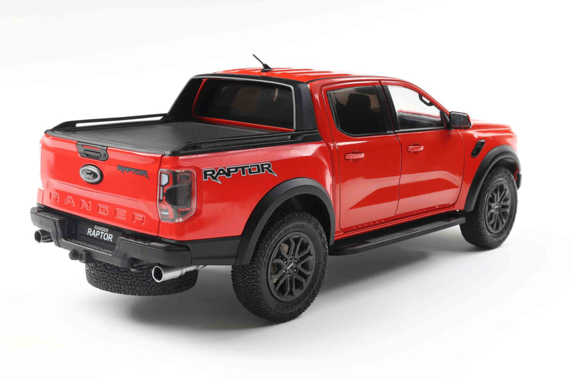 Laad de afbeelding in de Gallery-viewer, Ford RANGER RAPTOR ORANJE RAPTOR 2024 SOLIDO 1:18
