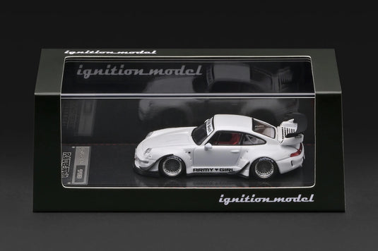 PORSCHE RWB 993 BLANC IGNITION MODEL 1:64