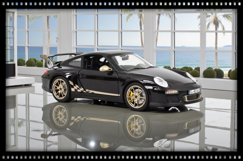 Chargez l'image dans la visionneuse de la galerie, Porsche 911 GT3 RS 2009 Noir NOREV 1:18
