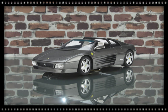 Ferrari 348 GTS SPIDER 1993 GRAY GT SPIRIT 1:18