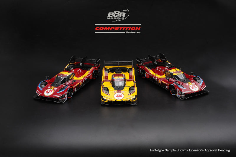 Laad de afbeelding in de Gallery-viewer, Ferrari 499P #83 FERRARI AF CORSE WEC QATAR 1812KM 2E 2025 BBR Models 1:18

