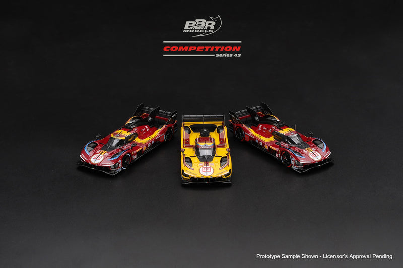 Laad de afbeelding in de Gallery-viewer, Ferrari 499P #83 FERRARI AF CORSE WEC QATAR 1812KM 2E 2025 BBR Models 1:43
