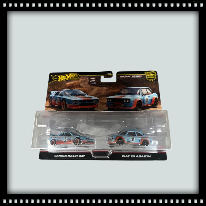 Lancia RALLY 037 & Fiat 131 ABARTH double set HOT WHEELS 1:64