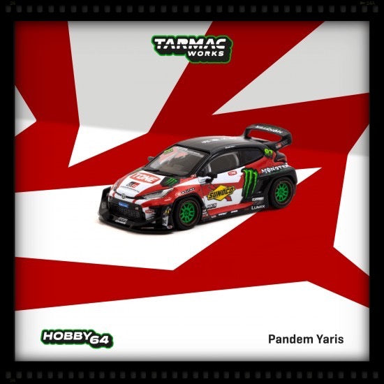 Load image into Gallery viewer, Toyota Pandem Yaris #87 Drift TARMAC WORKS 1:64
