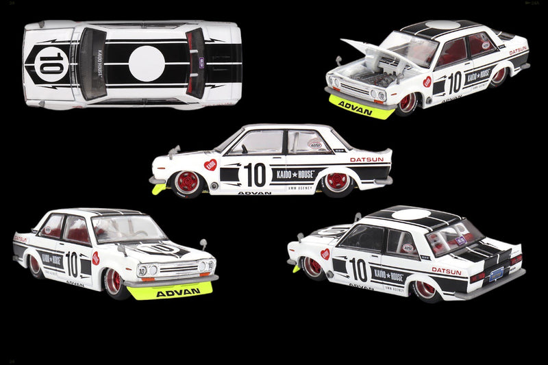 Load image into Gallery viewer, Datsun 510 STREET TEAM XMM V1 1969 Kaido*House MINI GT 1:64
