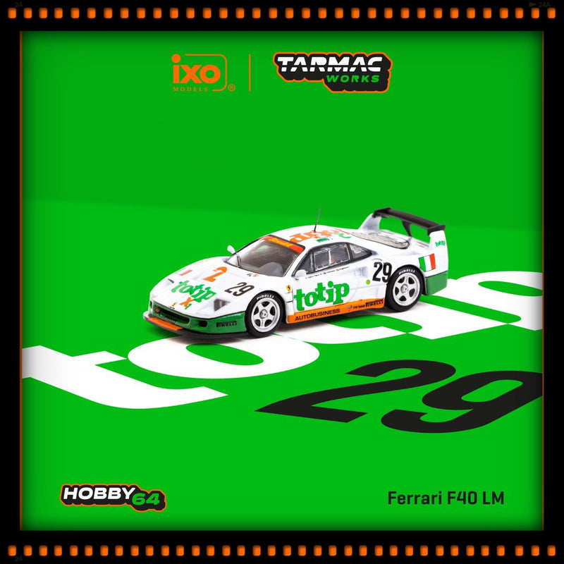 Load image into Gallery viewer, Ferrari F40 24H Le Mans 1994 TARMAC WORKS 1:64
