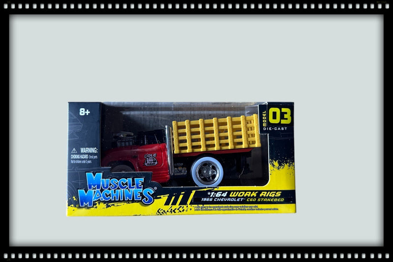 Laad de afbeelding in de Gallery-viewer, Chevrolet C60 SKATEBED 1966 MAISTO 1:64

