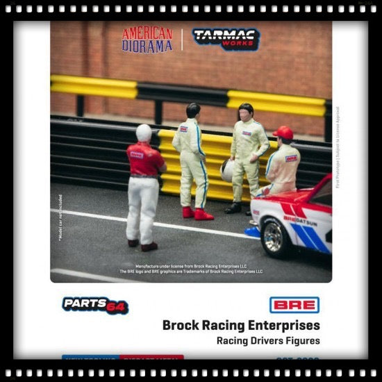 Laad de afbeelding in de Gallery-viewer, Racecoureurs Brock Racing Enterprises-figuren (Auto niet inbegrepen) TARMAC WORKS 1:64
