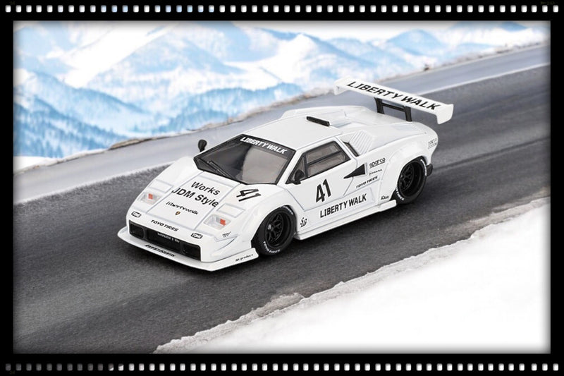 Load image into Gallery viewer, Lamborghini COUNTACH LB- WORKS WHITE TOKYO AUTO SALON 2024 (LHD) MINI GT 1:64
