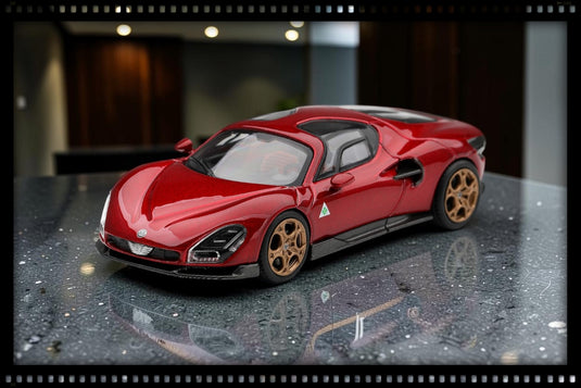 ALFA ROMEO 33 STRADALE RED VILLA D'ESTE 2025 BBR Models 1:64