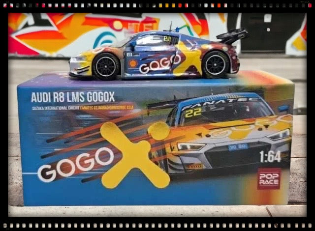 Laad de afbeelding in de Gallery-viewer, Audi R8 LMS 2022 GOGOX POP RACE 1:64
