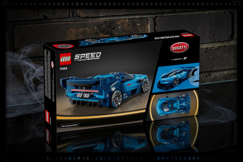 Load image into Gallery viewer, BUGATTI VISION GT BLUE LEGO SPEED CHAMPIONS
