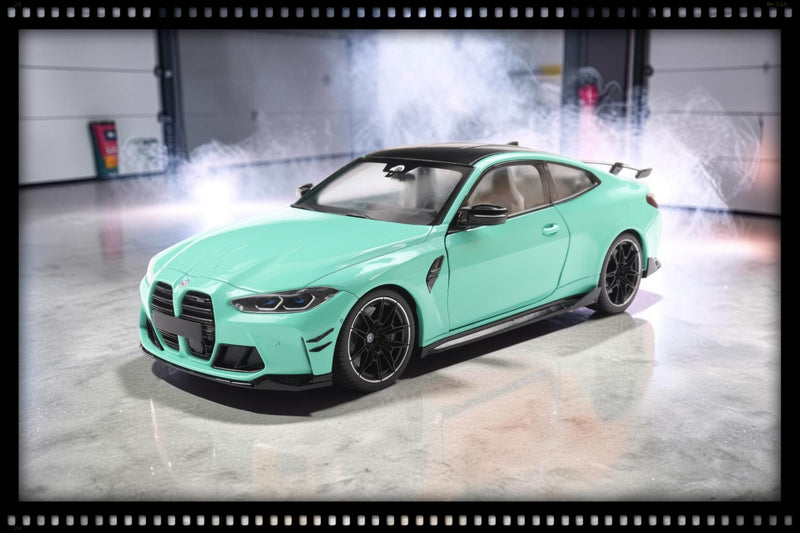 Chargez l'image dans la visionneuse de la galerie, Bmw M4 PERFORMANCE SOLIDO WORKS TURQUOISE 2025 SOLIDO 1:18
