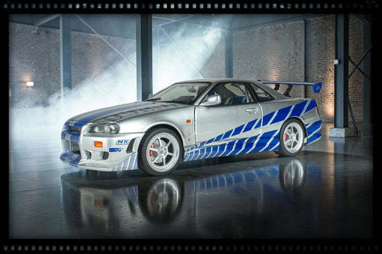 NISSAN SKYLINE GT-R (BNR34) 2FAST2FURIOUS BRIAN SOLIDO 1:18