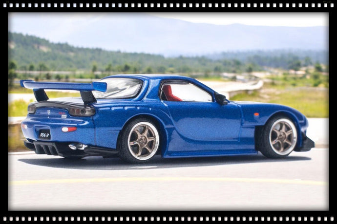 Mazda RX-7 (FD3S) Re-Amemiya Widebody Blue POP RACE 1:64